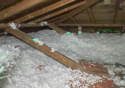 Attic Fiberglass Insulation Capitol Hill Progress 06 - Calgary