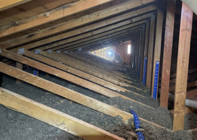 Blown Insulation Varsity Before 01 - Calgary