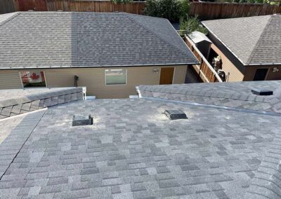roof with shingles